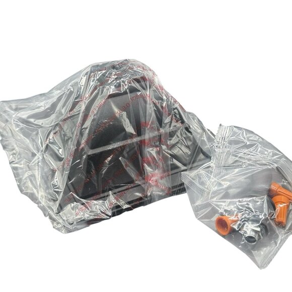 NEW Hampton Bay Lot of (2) 1-Light Medium Exterior Post Lantern Black Finish - Picture 5 of 6